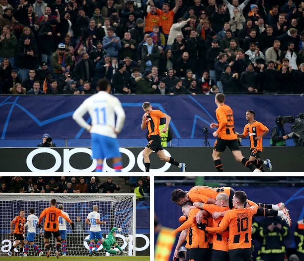 sportstickz's tweet photo. #ChampionsLeague | Full Time
Shakhtar Donetsk 1-0 Barcelona
D. Sikan 40
What an upset Donetsk defeated Barcelona in the Champions League with the help of goal from Danylo Sikan.
#SHABAR #BARSHA #ShakhtarBarca #ShaktharBarca #Shakthar #Barcelona #UEFA #UCL #UEFAChampionsLeague https://t.co/mgdQpnXDbf