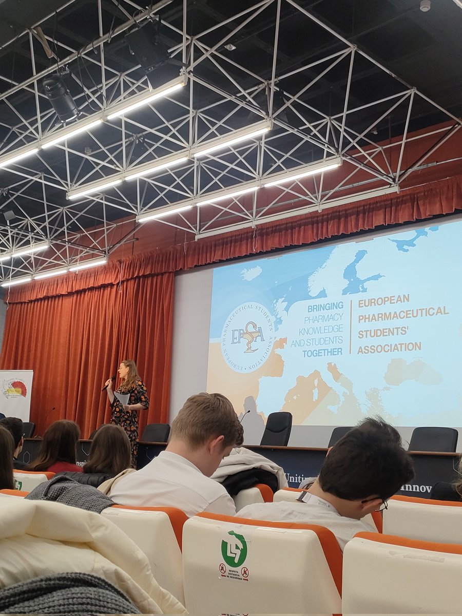 #EPSAAA23 | The official start of the Educational Program started with a very moving speech by the Vice-President of Education of EPSA <a href="/Catharina_EPSA/">Catharina Knol</a>. 🇪🇺

Artificial Intelligence is one of the most present topics in Healthcare in the present💊

I hope fruitful discussions come🧡