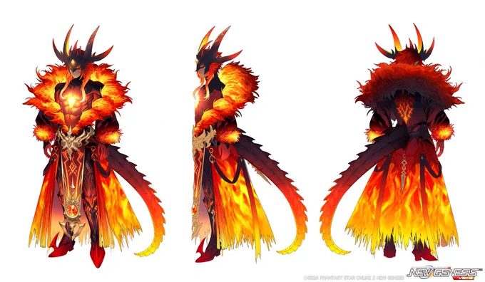 【お知らせ】 #PSO2NGS 11月8日配信 ACスクラッチ【エレメンタルディフェンダー】にて精霊をイメージした衣装「エヴィーザラマンデ」「シルヴィーコニファー」のデザインを担当いたしました!よろしくお願いします #NGS