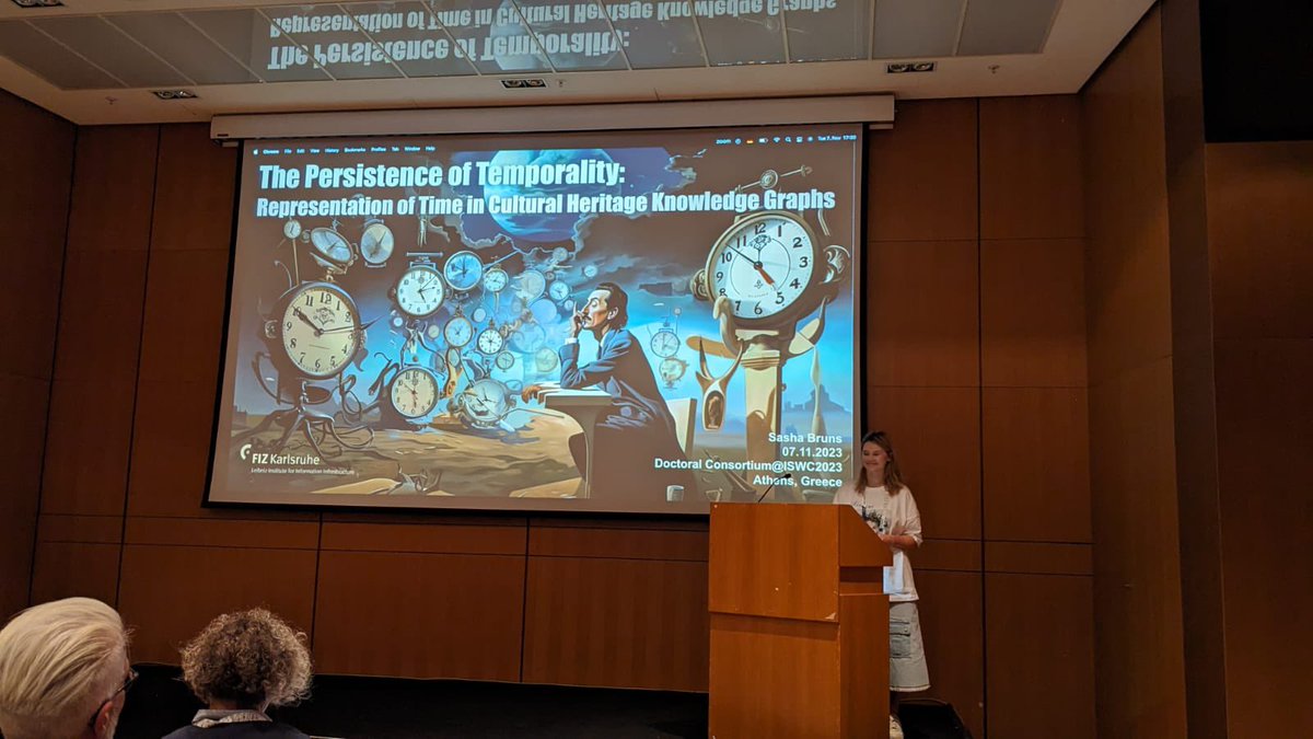 Sasha Bruns (@sashavses) on Twitter photo Yesterday‘s DC at <a href="/iswc_conf/">International Semantic Web Conference</a> #iswc2023 was such fun! Grateful to be able to present my research on representation of time in Cultural Heritage Knowledge Graphs. The slides are available here: zenodo.org/records/100817… Yesterday‘s DC at <a href="/iswc_conf/">International Semantic Web Conference</a> #iswc2023 was such fun! Grateful to be able to present my research on representation of time in Cultural Heritage Knowledge Graphs. The slides are available here: zenodo.org/records/100817…