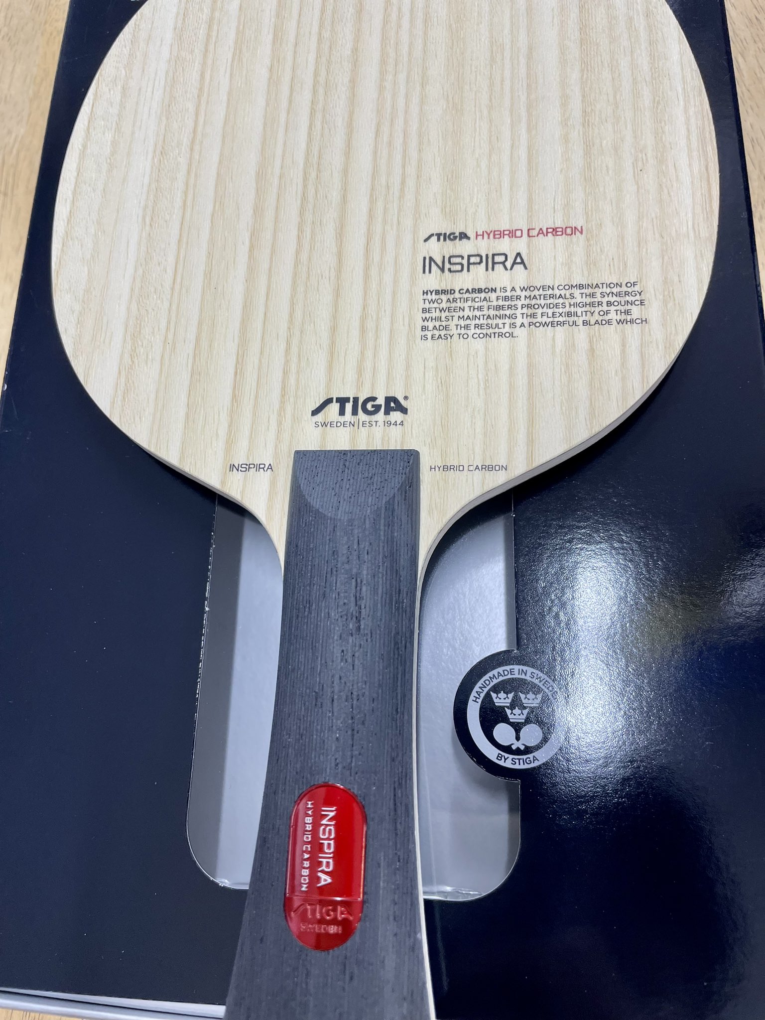 STIGA スティガ インスピーラハイブリッドカーボンFLA 卓球 シェーク