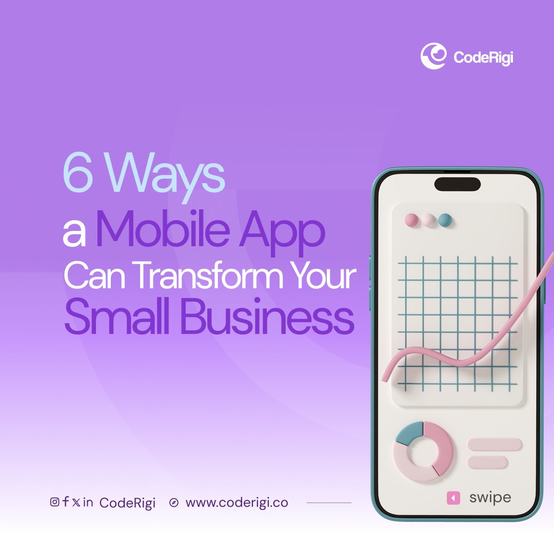 coderigi_'s tweet image. Don&apos;t be fooled by the myth that mobile apps are only for big businesses! 📷 Mobile apps are a game-changer for small businesses too.
👇👇