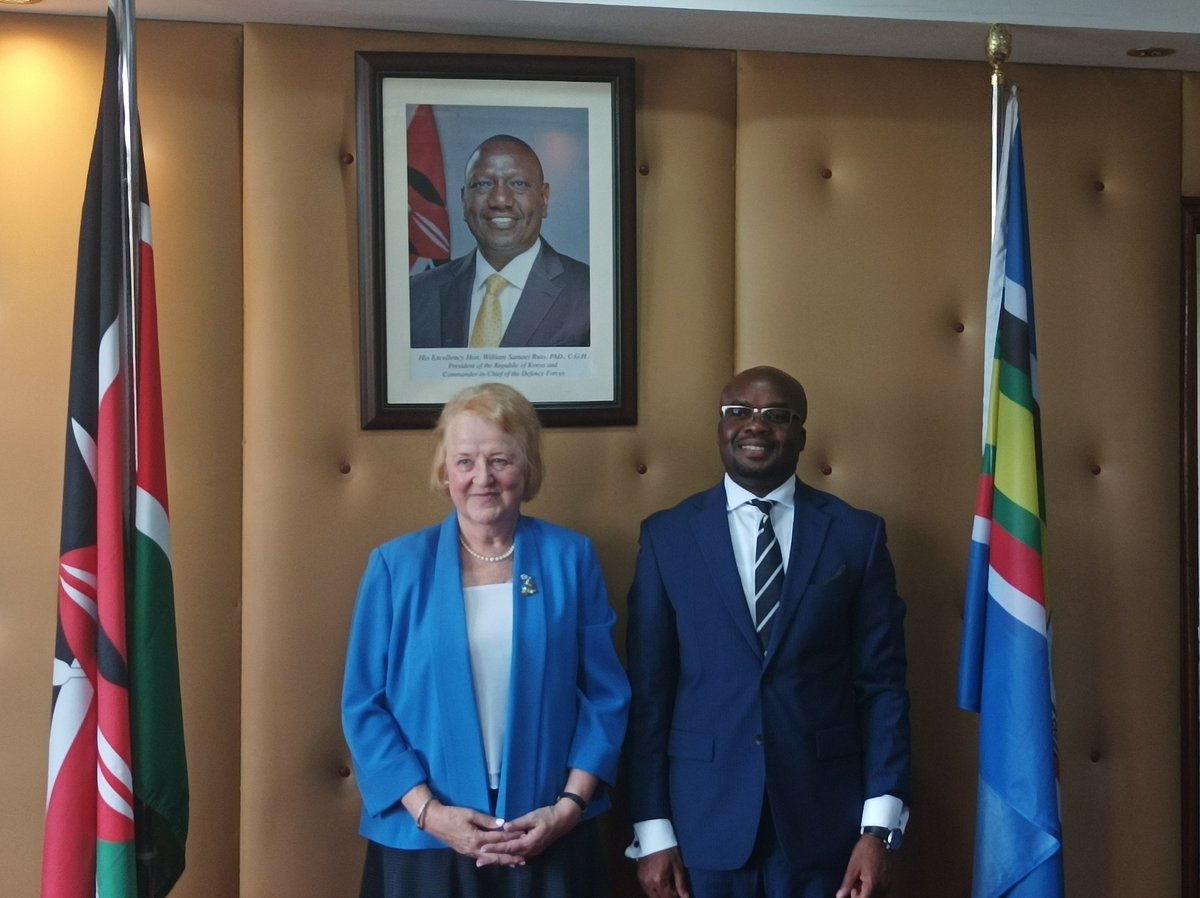 Appreciated meeting with the Principal Secretary of the State Department for Internal Security & National Administration, Hon. Dr. Raymond Omollo, on our collaborative efforts to combat transnational organized crime and strengthen the #RuleOfLaw in Kenya. @ray_omollo