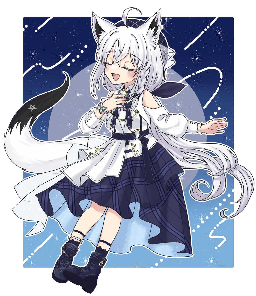 mod_uku's tweet photo. Blue Journey…

 #絵フブキ https://t.co/LQbHKSpiag