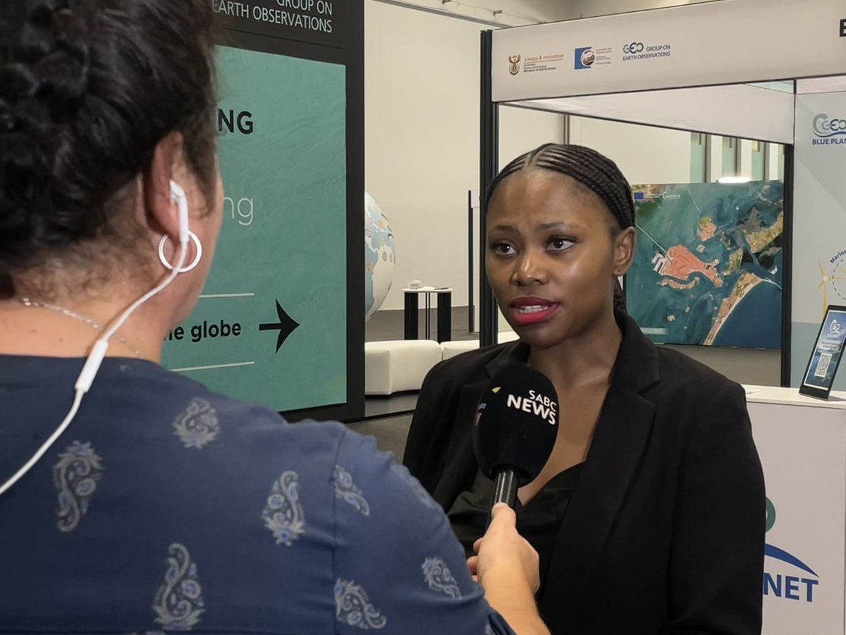 #sabcnews in conversation with Dr Thobeka Zondi, Researcher at the Human Science Research Council at 2023 GEO week on the important role youth plays in addressing global issues. It’s the first time that the youth will present a declaration to the Ministerial summit.