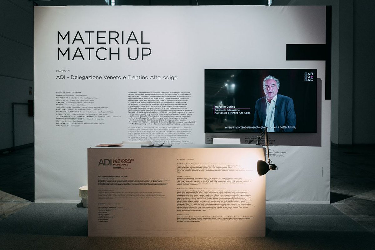 Crive_Studio's tweet photo. 🇫🇷 Dans le cadre d'#Adi, #CrivéStudio a exposé chez #Marmomac2023 sur le thème Material #Matchup. Nous avons ainsi conçu les #bardeaux réalisés par #Generelli. Merci à @CarloTrevisani et Silvia #Sandini, qui ont tant fait pour le groupe! #paolocriveller➡️https://t.co/s0aADJgn7j https://t.co/dzLUqTtwfn
