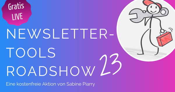 SabinePiarry's tweet photo. #Newsletter #Tools Roadshow LIVE gratis: Start: 10.11.2023 um 10 Uhr. Ein Vergleich der bewährten E-Mail-Marketing-Systeme in D-A-CH mit 13 Experten und tollem Programm:
https://t.co/U8yvwPFzDY 
#EmailMarketing #emailtools #newsletter #newslettertoolsroadshow https://t.co/Iqr4JqKG8B