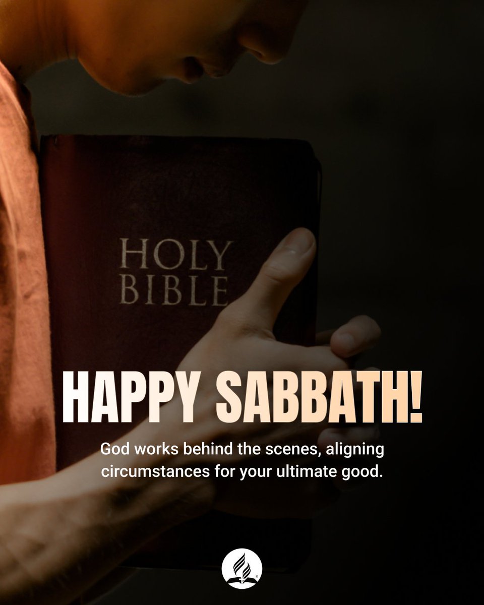 jhadventist's tweet photo. In every circumstance, whether it's a triumph or a trial, remember: God works for your good!

Happy Sabbath!

#Sabbath #HappySabbath #Biblestudy https://t.co/nHxZSo6czh