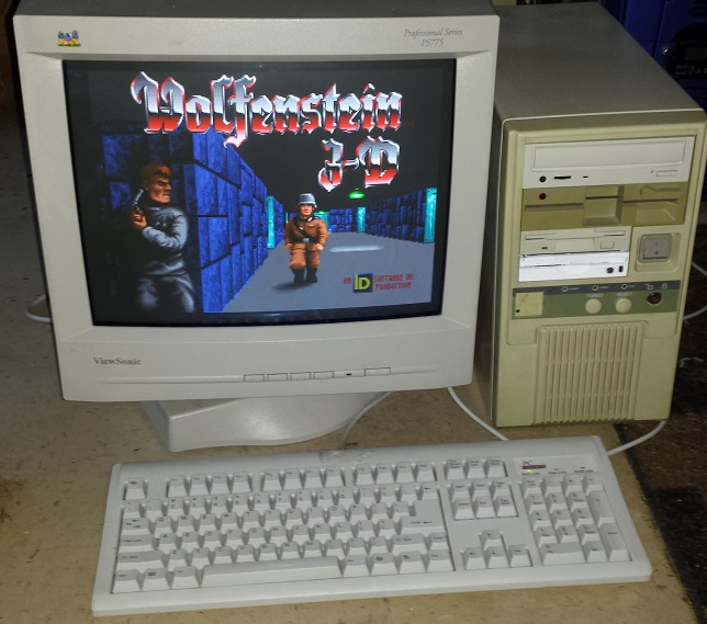 Where my PC gaming started with a 386SX Loved playing Wolfenstein 3-D Where did your pc gaming start? #pcgamer #pcgaming #gamersunite #retrogaming #retrogamer #retrogames