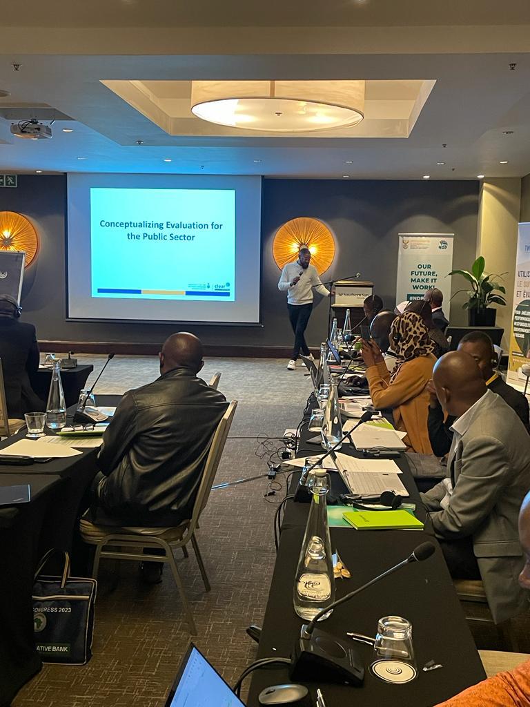 Great kick-off facilitating Day 1 of @TwendeMnE's #CapacityBuilding workshop alongside @ClearFA_CESAG, with public sector participants from Benin, Niger, Kenya, Uganda, Ghana & SA. The workshop aimed to highlight the importance of results-based management in the #PublicSector.
