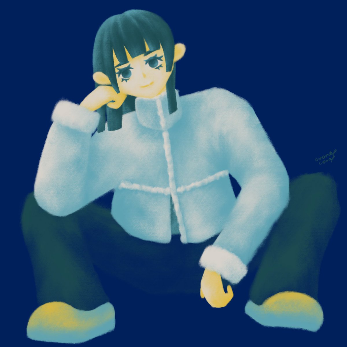 来週あたりいよいよ寒くなりそう

#illustlation #boy #イラスト