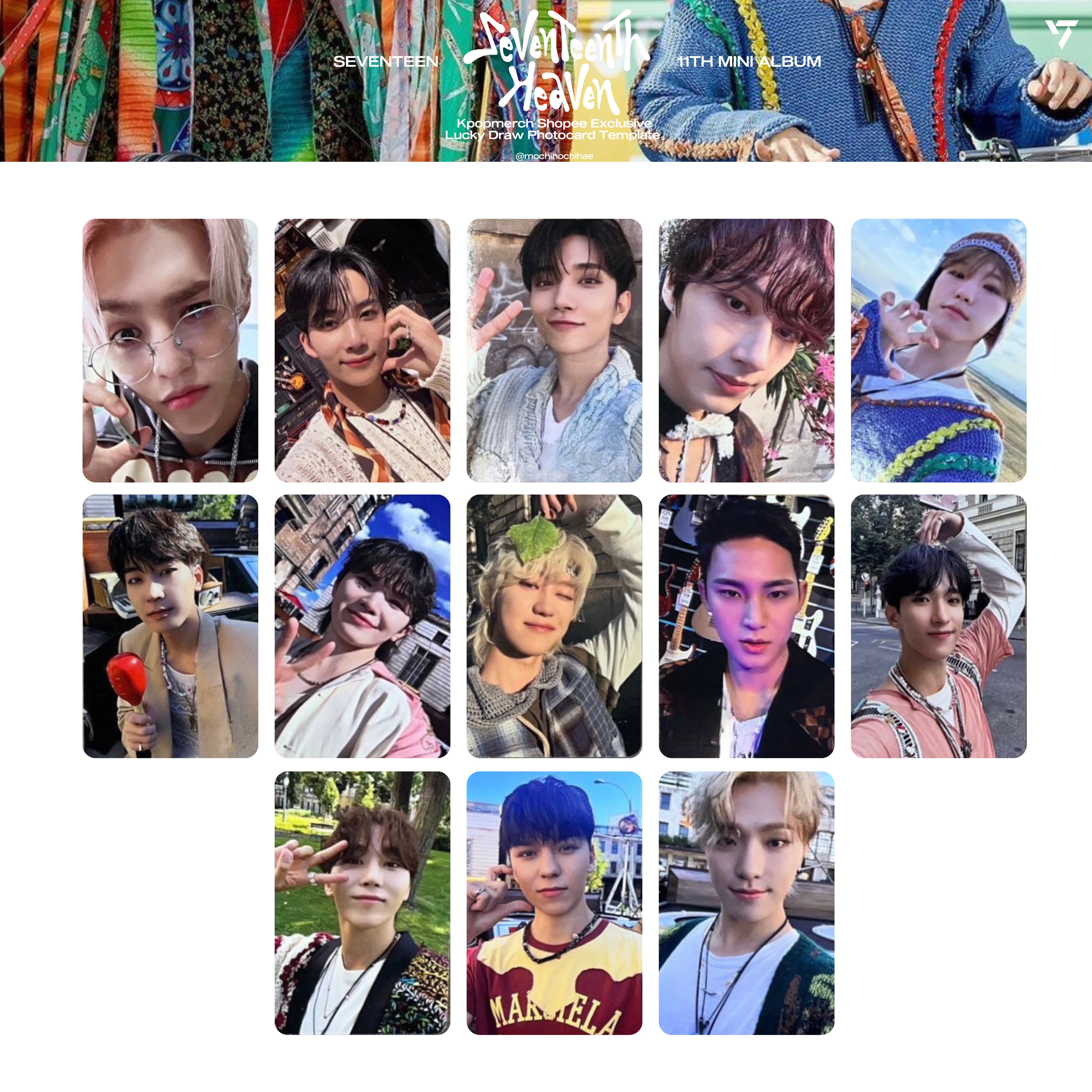 大人女性の エスクプス Seventeen ラキドロ merch shopee heaven
