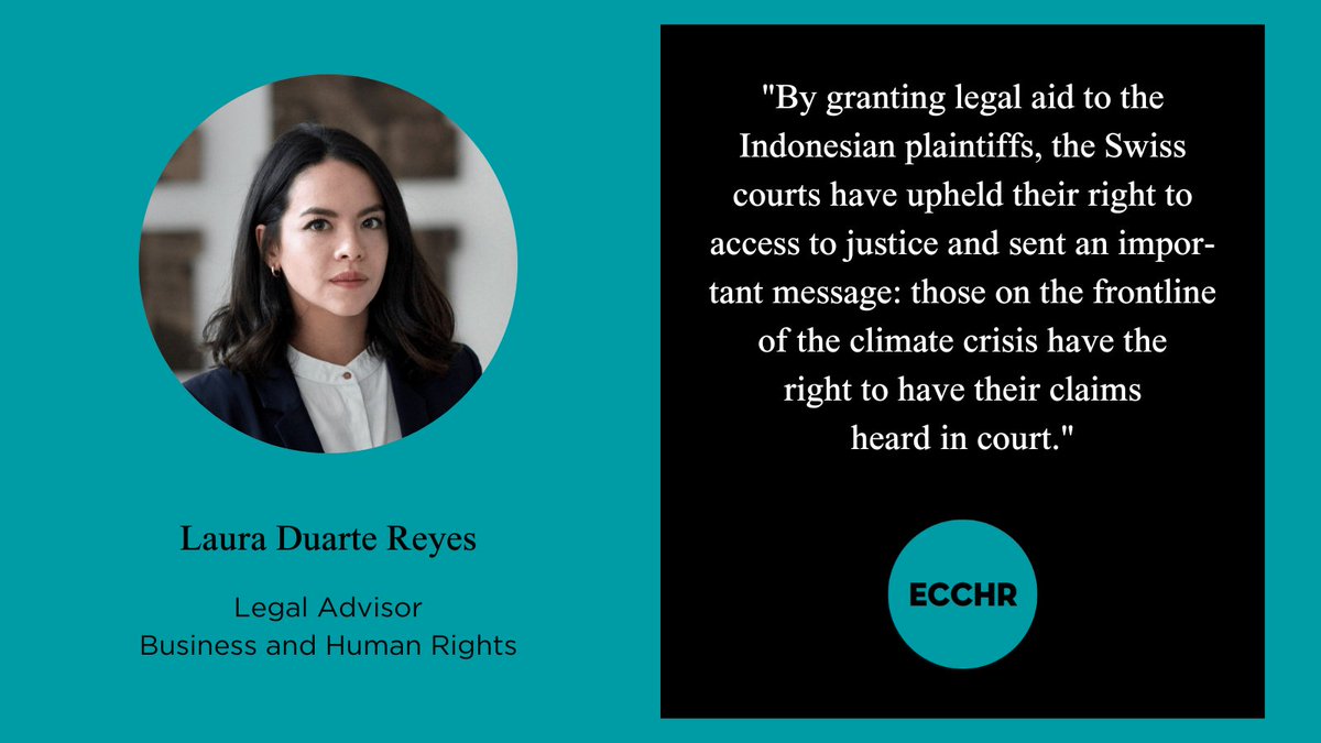 📢Good news on #ClimateJustice: The plaintiffs from the sinking Indonesian island of Pari are granted legal aid! After filing a lawsuit against the Swiss cement company #Holcim in January 2023, this is an important interim step. 👉ecchr.eu/en/press-relea… @walhinasional @_HEKS