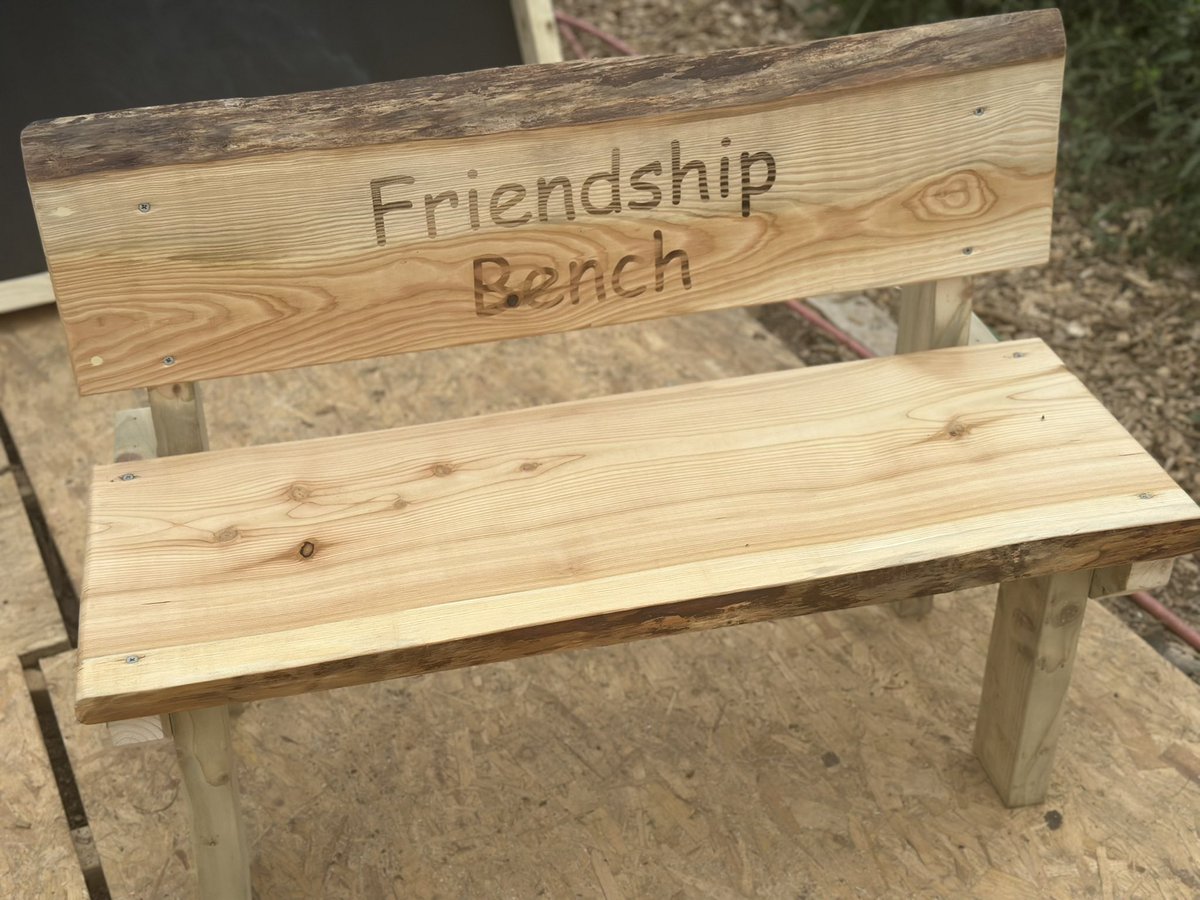 How lovely are our new friendship benches ❤️ #friendship #benches #outdoors #forestschool #outdoorclassroom #publicspaces #education