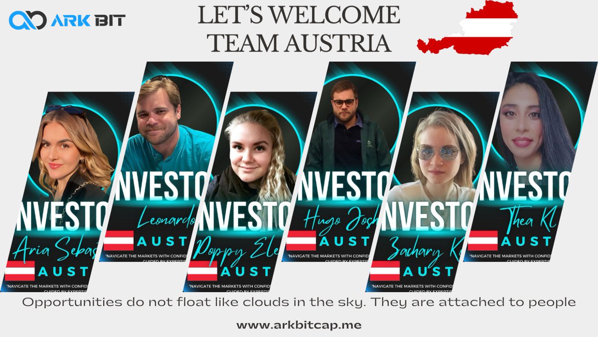 🚀🌍 Innovate with Team Austria🇦🇹 🌍🚀
Get ready to embark on a thrilling journey with the innovative minds of Team Austria! 🎉🇦🇹

#arkbitcapital #arkbit #topearnerofarkbitcapital #mlm #mlmsuccess
#TeamArkbit #WelcomeInnovation