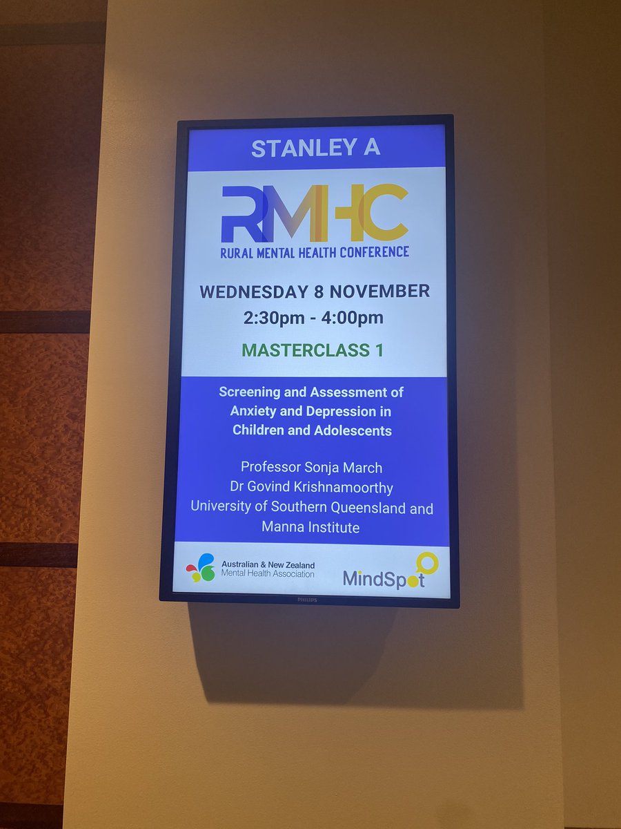 Dr Govind Krishnamoorthy (@drgovindphd) on Twitter photo Great to present with <a href="/sonja_march/">Sonja March</a> at the Rural Mental Health Conference #RMHC23 Thanks to everyone who attended. Great to present with <a href="/sonja_march/">Sonja March</a> at the Rural Mental Health Conference #RMHC23 Thanks to everyone who attended.