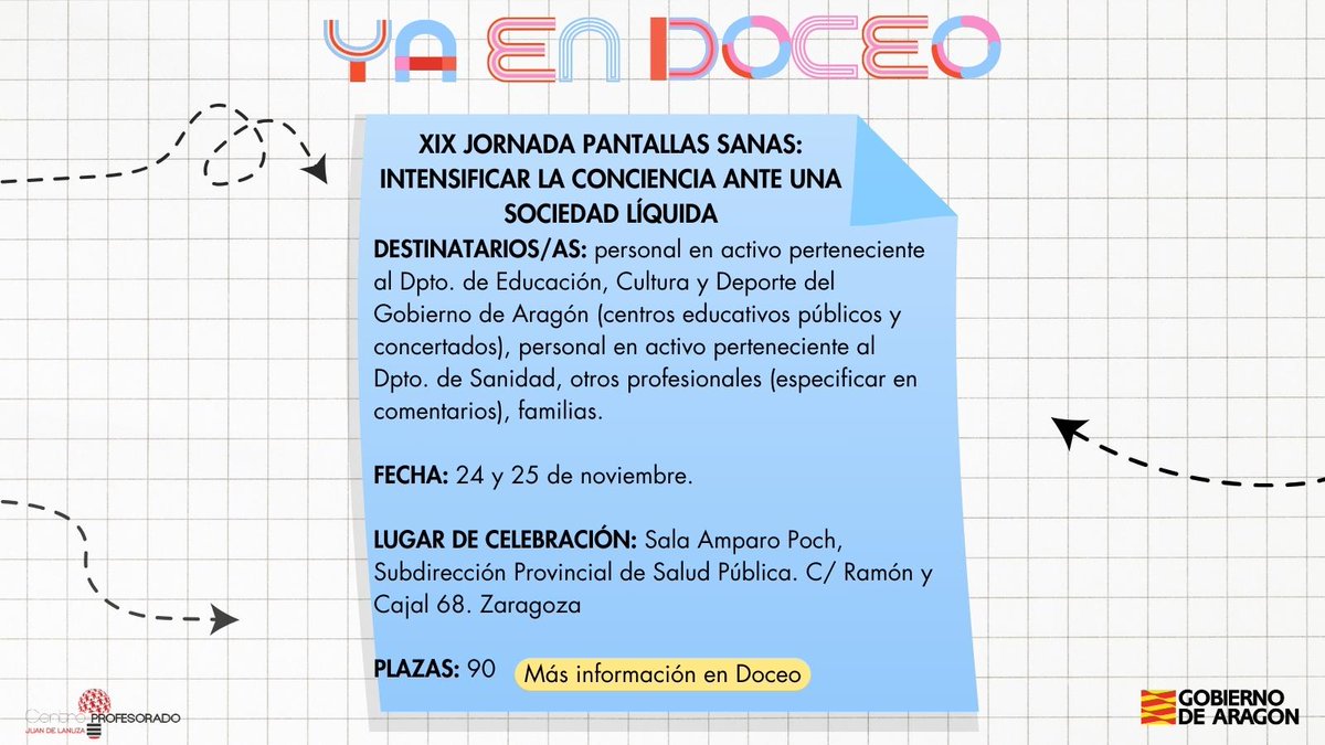 cpjuandelanuza's tweet photo. 👉Ya podéis encontrar en #Doceo esta actividad 📝
@pantallassanas @SaresAragon @GobAragon #pantallassanas23 https://t.co/51yakUtvpv