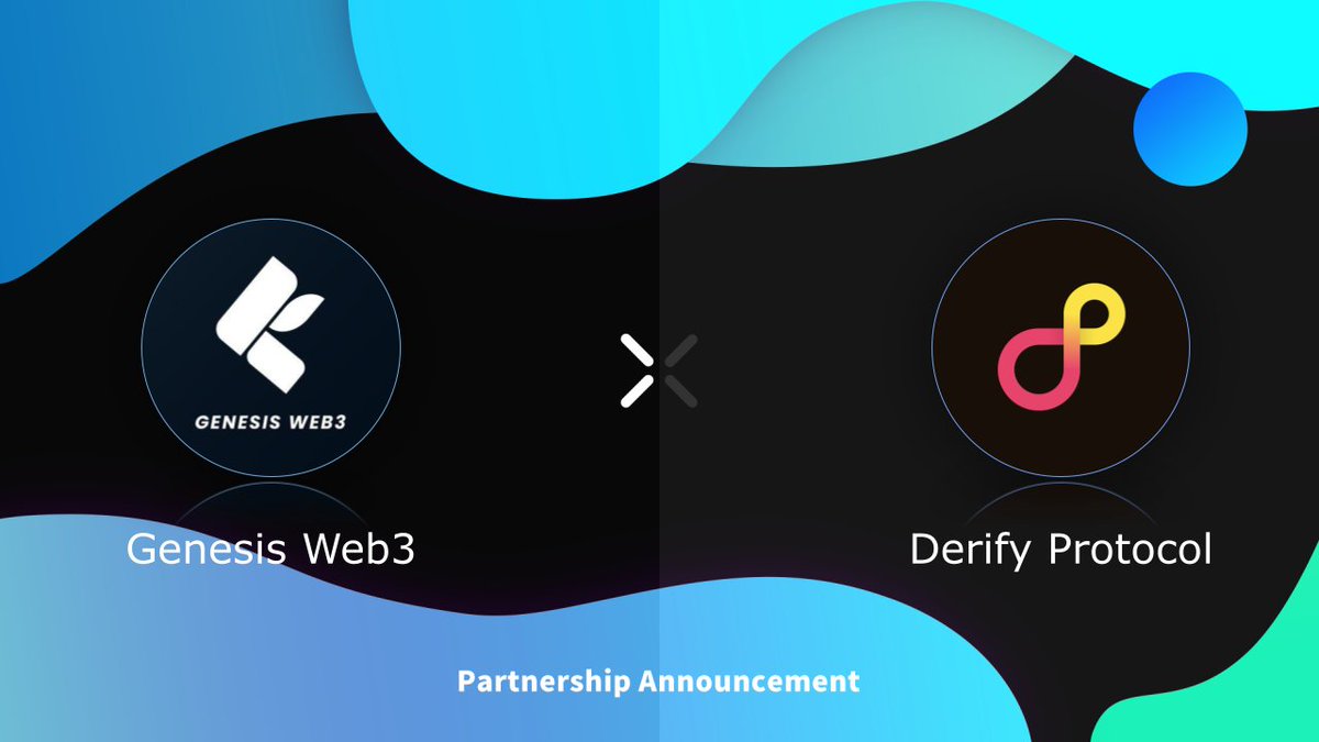 🔥 New partnership with @GenesisWeb3_ The partnership aims to provide promotion services for Derify's margin token projects. Follow @DerifyProtocol and @GenesisWeb3_ ,more campaigns with rewards co-hosted by Derify & its clients will launch in the near future About…