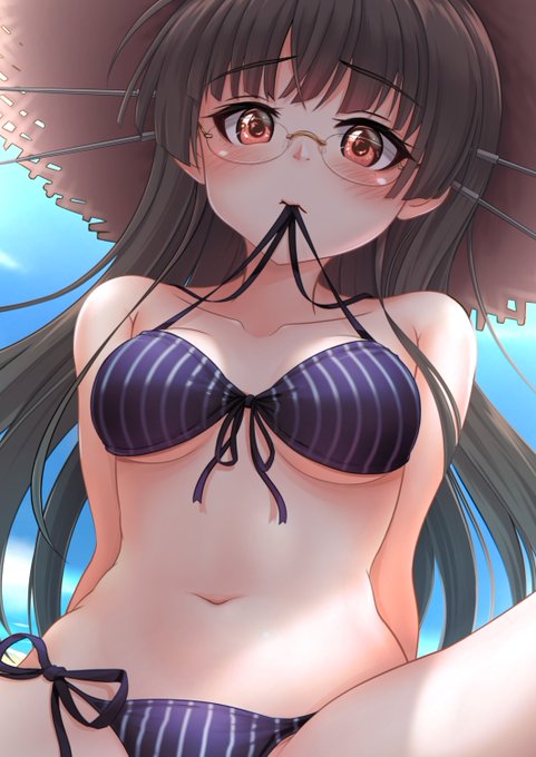 見上げるちち!  #いいおっぱいの日