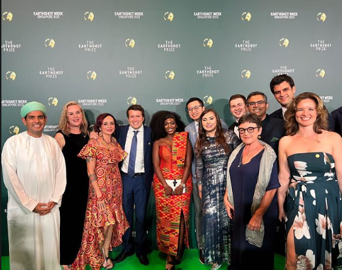 Bubble_Barrier's tweet photo. Happy to be reunited with The @EarthshotPrize class of 2022. We're in Singapore for the Award Ceremony as part of #EarthshotWeek! ๐จโ๐
#Singapore2023 https://t.co/xyvh9iC45c
