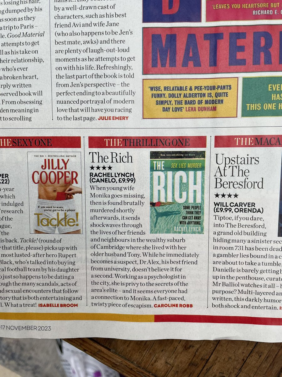 Super excited to be @heatworld thriller of the month! Chills and thrills and incredible company, thank you @pussmilligan @canelo_co #thrillerbooks #thrillerfiction #crime #crimefiction #Review #mystery #chills #suspense 🖤🔪❤️