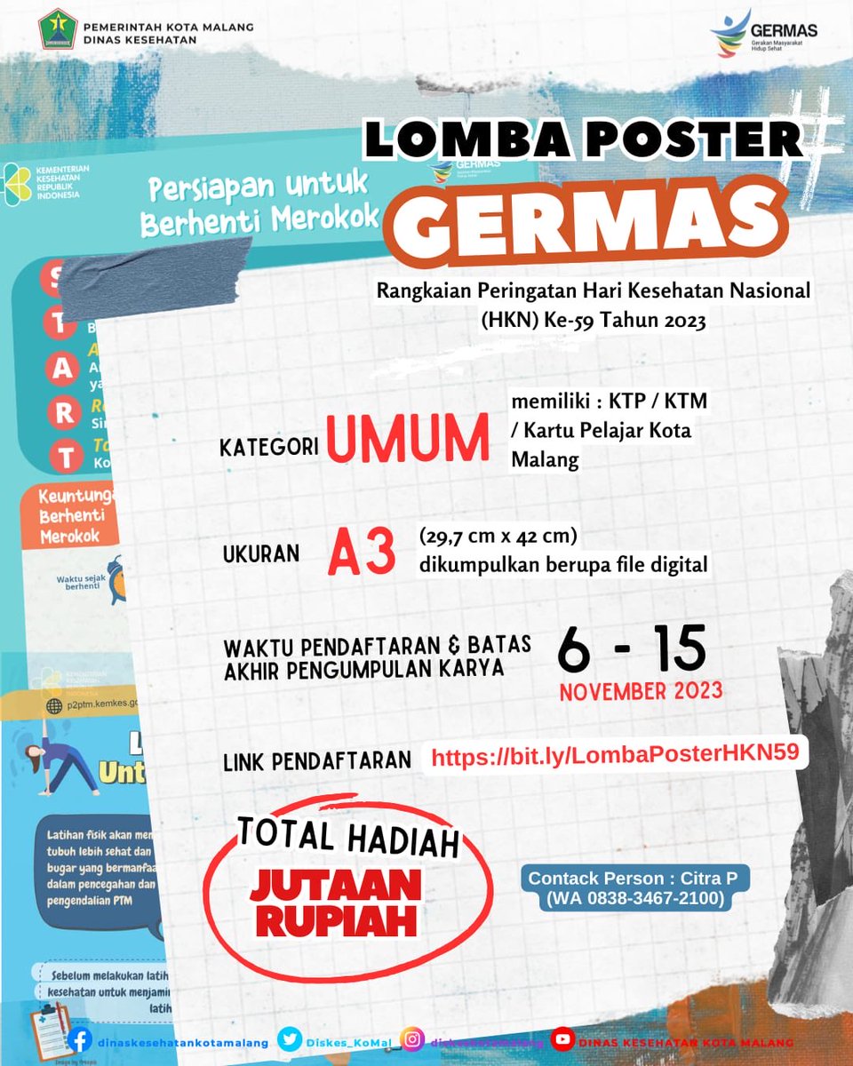 Dinas Kesehatan Kota Malang tweet media