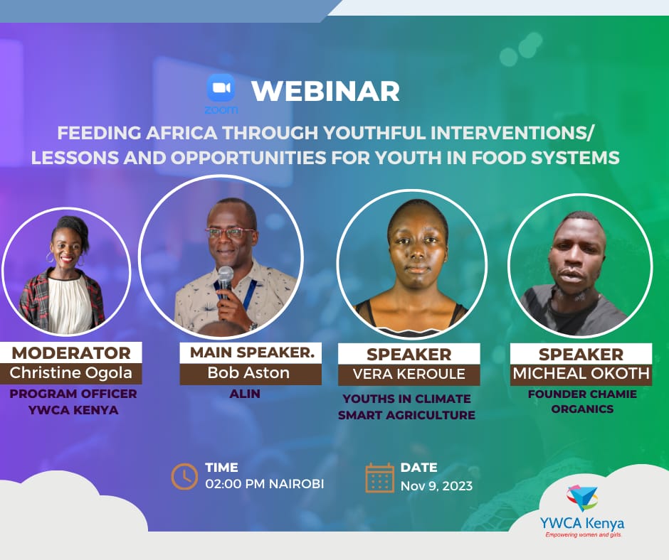 Join us for a webinar series on Feeding Africa through youthful intervention/ lessons and opportunities for the Youth in food systems on the 9th of November 2023 from 2pm to 4pm EAT.
Register 👇
us02web.zoom.us/.../reg.../WN_…
#Inclusion4ClimateJustice