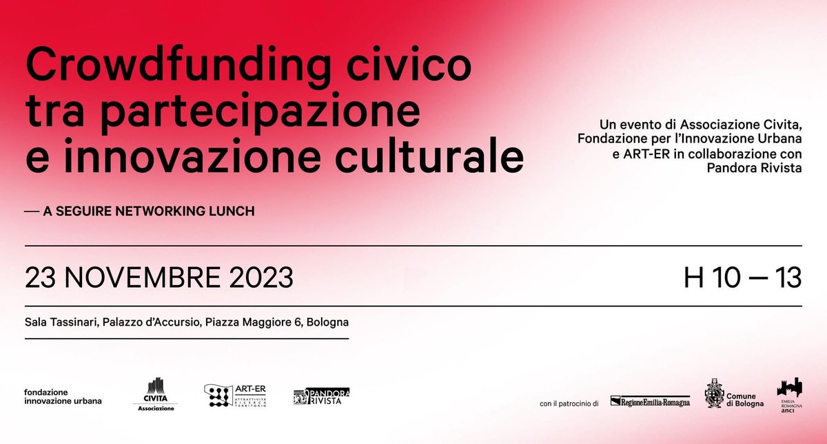 Per tutti i dettagli: fondazioneinnovazioneurbana.it/45-uncategoris…