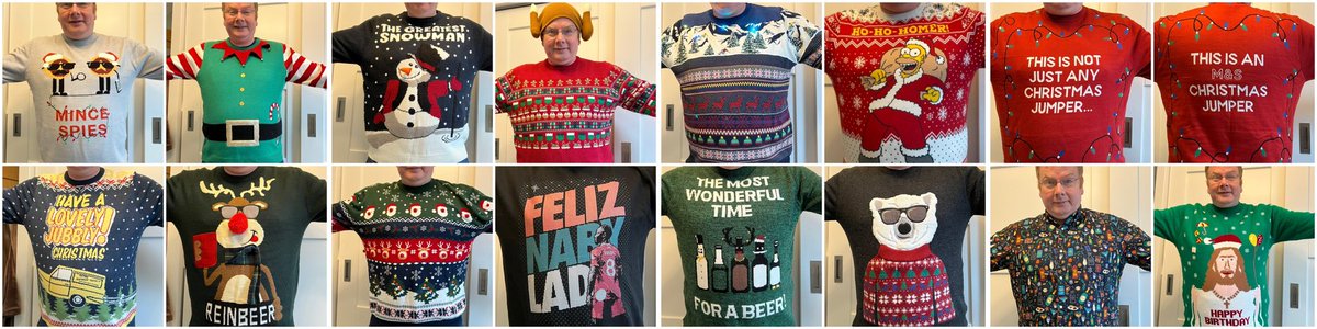 Mark Walsh - The Movie Evangelist (@movieevangelist) on Twitter photo Talking to <a href="/dottymcl/">Dotty McLeod</a> about my Christmas jumper collection this morning while reading the <a href="/BBCCambs/">BBC Cambridgeshire</a> sports news. Just in case anyone’s not seen them, here’s the current collection, I’d love a Cambridgeshire one if anyone knows of one! Talking to <a href="/dottymcl/">Dotty McLeod</a> about my Christmas jumper collection this morning while reading the <a href="/BBCCambs/">BBC Cambridgeshire</a> sports news. Just in case anyone’s not seen them, here’s the current collection, I’d love a Cambridgeshire one if anyone knows of one!
