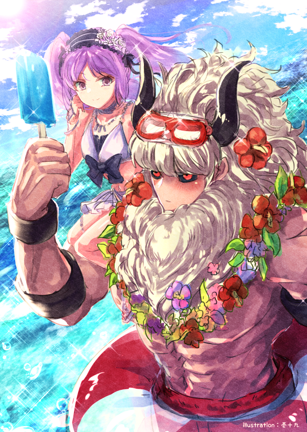 FGO「かなり前に描いたエウリュアレとアステリオス  #FGO」|壱十九 / illustratorのイラスト