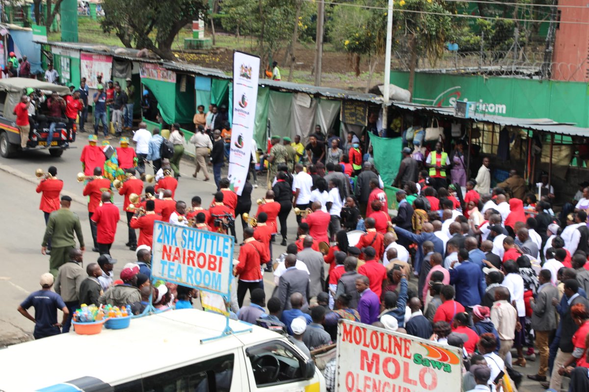 Huduma Kenya (@hudumakenya) on Twitter photo CS <a href="/HonMoses_Kuria/">Hon.Moses Kuria,HSC</a> flags off a procession marking 10 years of public service transformation.
Join us as we celebrate this great milestone at Huduma Centre, Nakuru. CS <a href="/HonMoses_Kuria/">Hon.Moses Kuria,HSC</a> flags off a procession marking 10 years of public service transformation.
Join us as we celebrate this great milestone at Huduma Centre, Nakuru.