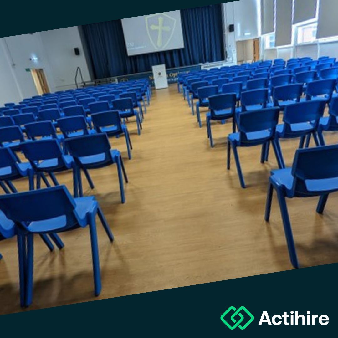 🏫 School halls that do more! 🏫 Stages, sound systems, projector screens and more - find a hall for your next event at actihire.org.uk and click 'Book a Partner School' 💻 📱