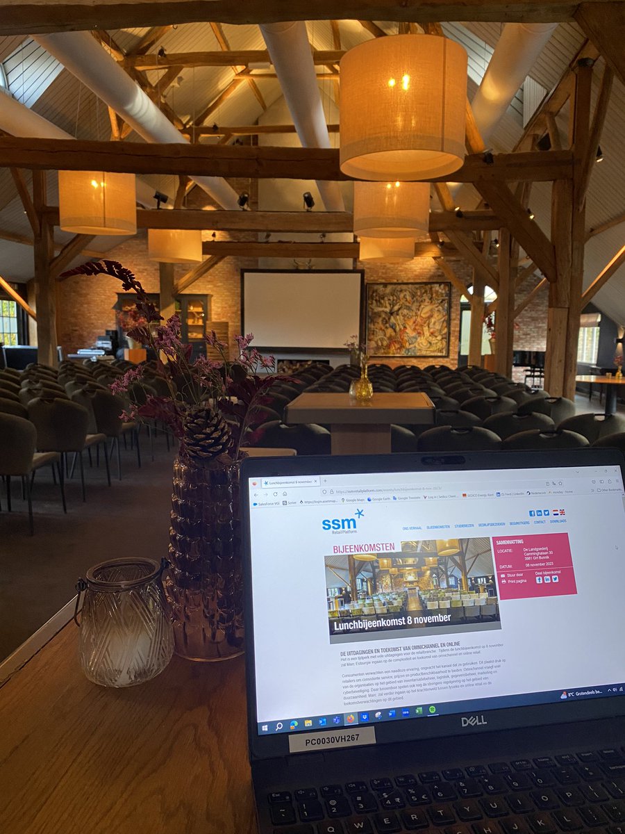 Coming up: SSM Lunchbijeenkomst “De uitdagingen en toekomst van Omnichannel en Online” <a href="/delandgoederij/">De Landgoederij</a> #retail #vastgoed #netwerken