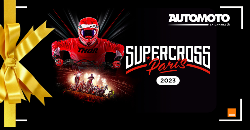 OrangeTV_fr's tweet photo. La @chaine_automoto vous gâte pour sa 40e édition ! ☺️
Tentez de gagner votre place pour le #supercrossdeparis 🏍️ dimanche 19/11.
Pour participer : 
Partage et dis-nous pourquoi tu aimes la chaîne #Automoto. Les réponses les plus originales seront retenues.
[TAS le 13/11]