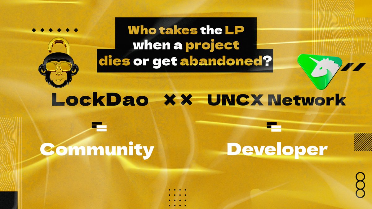 lockdao_io's tweet photo. Another Rugpull. @project_snek rugpull LP worth 28 ETH some hours ago. LP was locked on Uncx network. 

It’s obvious the the traditional lockers didn’t envisage the downside of their overly centralized system. 

https://t.co/npseiuEqyE

LockDao is here to make things right. This money should be going back to investors pockets rather than scam Dev’s pocket. Its time to fix this with a Dao governed Liquidity locker.
@DEXToolsApp @dexscreener @JakeGagain 

#LOCKDAO #LockOnLockDAO #DeFi #ETH