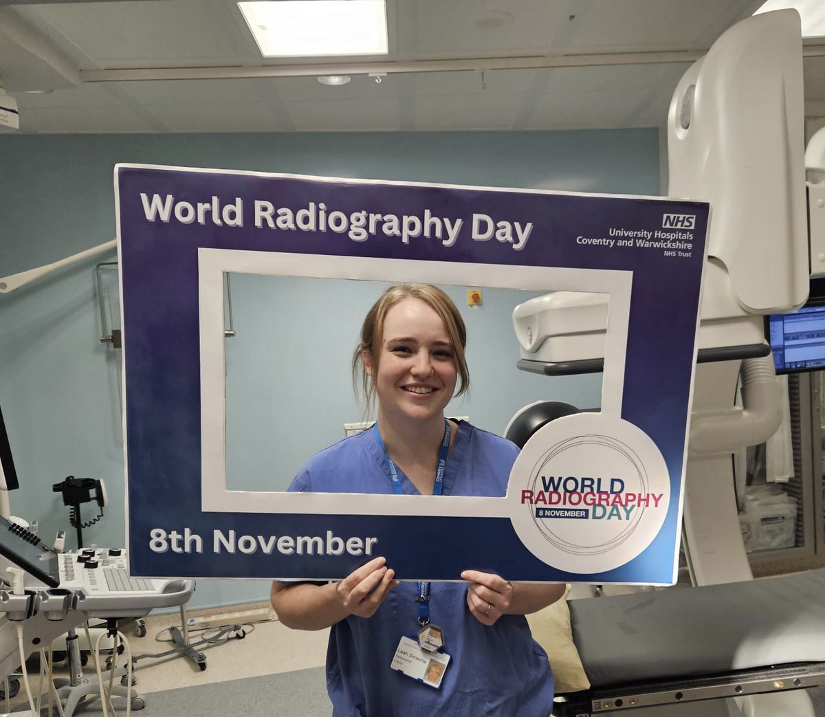 clarewarmington's tweet photo. Wishing the @RadiologyUhcw Interventional Radiology team a Happy World Radiography day and a great time at BSIR @BSIR_News this week! @SimeoneLeah @bumbles29 @DrNeilGuptaIR @poohxliu @SIRNRchat https://t.co/wgV1rqGl3A