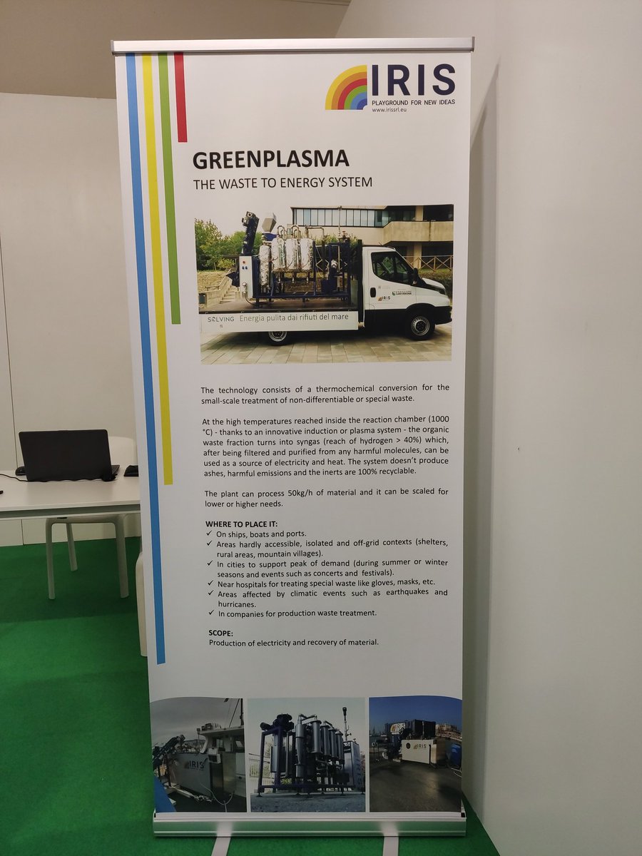 we_are_IRISsrl's tweet photo. ❤️Il futuro dell'energia a #Ecomondo23 con #IRIS. Scoprite come il nostro sistema #Greenplasma trasforma i rifiuti in #energiapulita e #idrogeno. 50kg/h di rifiuti trattati, zero emissioni nocive, 100% riciclabile. Padiglione A2, Stand 52. Innoviamo per un mondo più pulito! ❤️ https://t.co/DA47Scx2vY