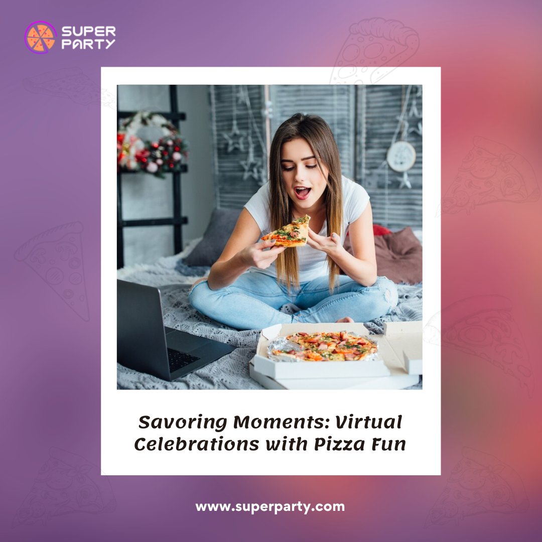 _SuperParty_'s tweet photo. 🍕🥳'Savoring Moments' is about cherishing every byte of joy!

In our virtual celebrations, we feast on pizza while sharing laughter and creating memories. 📷💻🎉

Visit https://t.co/CZJPTRkbJQ.

#VirtualPizzaParty #superparty #No1 #1ODI
#Virginia #Maxi #2023MAMAAWARDS #Monika https://t.co/zJqxxKqdch