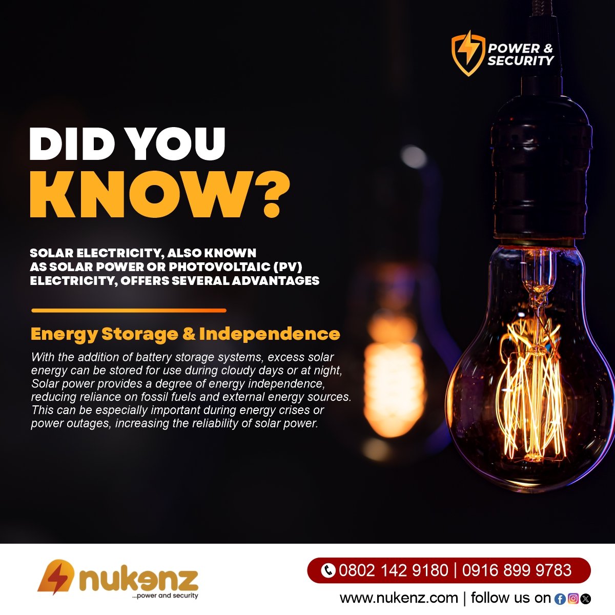 Nukenznig's tweet image. Did you know??? 
nukenz.com

.
.
.
.
 #electricity⚡️ #Connectedandprotected #ComfortableLiving #StayConnected #Lightupyourlife #happynovember #lightupyourlife #VibrantEnergy #NewBeginnings