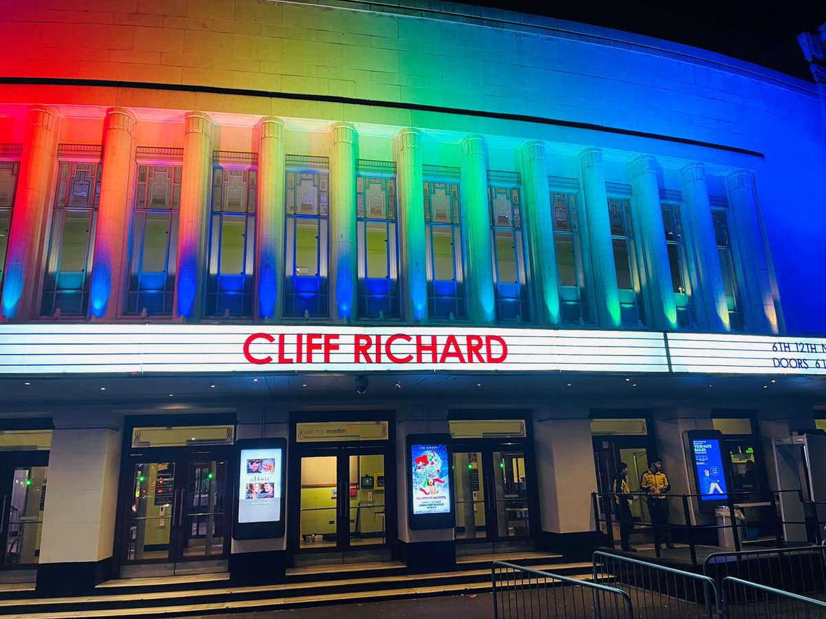 Two more sleeps until this! As part of the show I am interviewing Cliff on stage at the Hammersmith Apollo on Friday, Saturday and Sunday. Absolute highlight of my year. #nervousasakitten