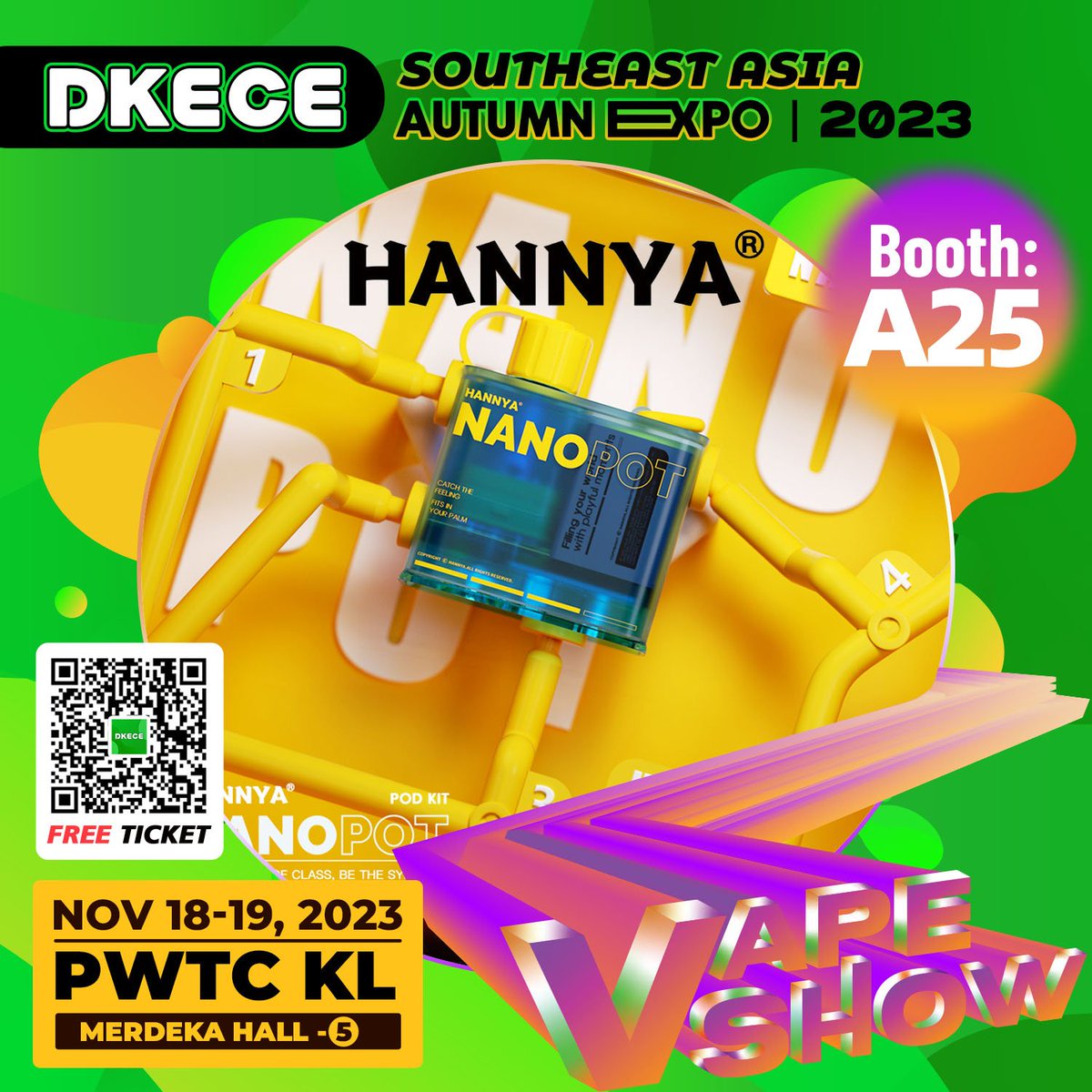 Where is the homies in Malaysia!!! I want to see you guys 18-19th, Nov!!! I`m so excited~~

#vapelustion #hannyaairtok #airtok #airtokpod #hannyavape #hannyafam #ticktok #artwork #vapelove #fypage #lightervape #vapeon #vapefam #viral #æspa #betterthings #nanopot #hannyafam #reels