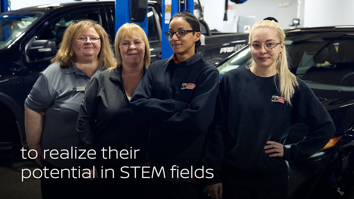NissanMotor's tweet photo. Breaking the bias 💪 Following her dreams 🏃‍♀️
On #WorldSTEMDay, meet Nelly, the Nissan Master Technician proving that women belong in engineering and tech. Find out why she’s determined to change perceptions: https://t.co/oLirZIzyda
#WomenInSTEM #STEM #BreakTheBias #Nissan https://t.co/bgmnFKkRwR