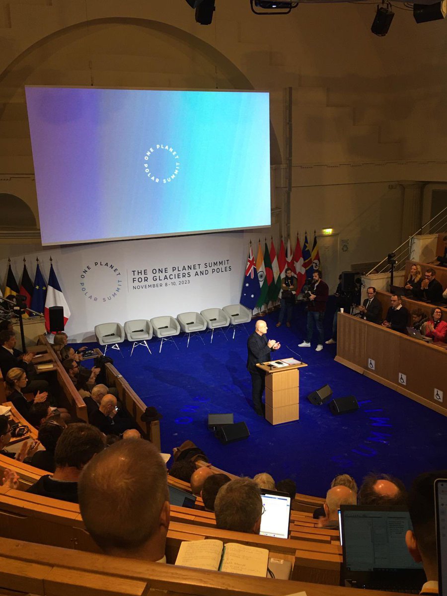 Ice Memory Foundation (@icememory_) on Twitter photo Opening of the #OnePlanet #PolarSummit today in #Paris with <a href="/O_Poivre_dArvor/">Olivier Poivre d'Arvor</a> <a href="/ChappellazJ/">Chappellaz Jérôme</a> and #IceMemory team in the room together with 40 countries head of states and scientists for the Paris call for the poles and glaciers #meltingice
#ClimateAction Opening of the #OnePlanet #PolarSummit today in #Paris with <a href="/O_Poivre_dArvor/">Olivier Poivre d'Arvor</a> <a href="/ChappellazJ/">Chappellaz Jérôme</a> and #IceMemory team in the room together with 40 countries head of states and scientists for the Paris call for the poles and glaciers #meltingice
#ClimateAction