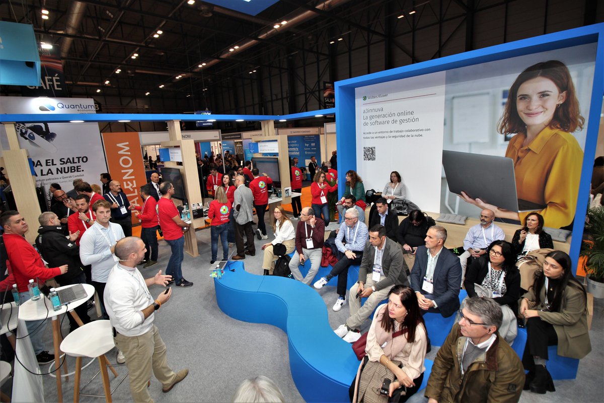 WKa3Software's tweet photo. 🏁Arrancamos la segunda jornada de @AccountexEspana. Ven a visitar nuestro stand y descubre cómo nuestras soluciones de pueden ayudarte a transformar tu negocio🚀📈.

Y no te pierdas los contenidos sobre digitalización y transformación empresarial que tenemos preparado para ti. https://t.co/Z3zvz7JbF5