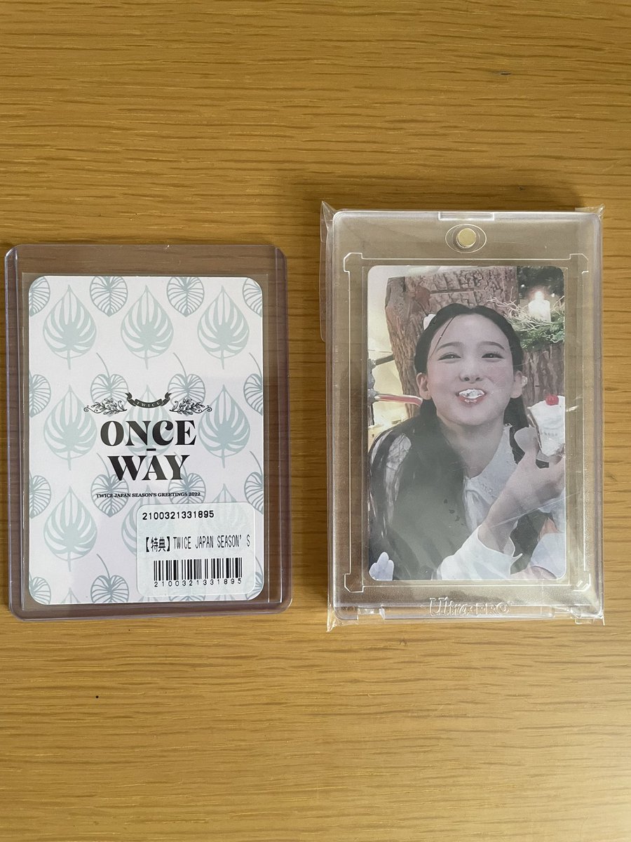 nasamichwan's tweet photo. wts lfb 

twice season’s greetings 2022 japan once way

nayeon photocard
2500 https://t.co/LySVlBjUN9