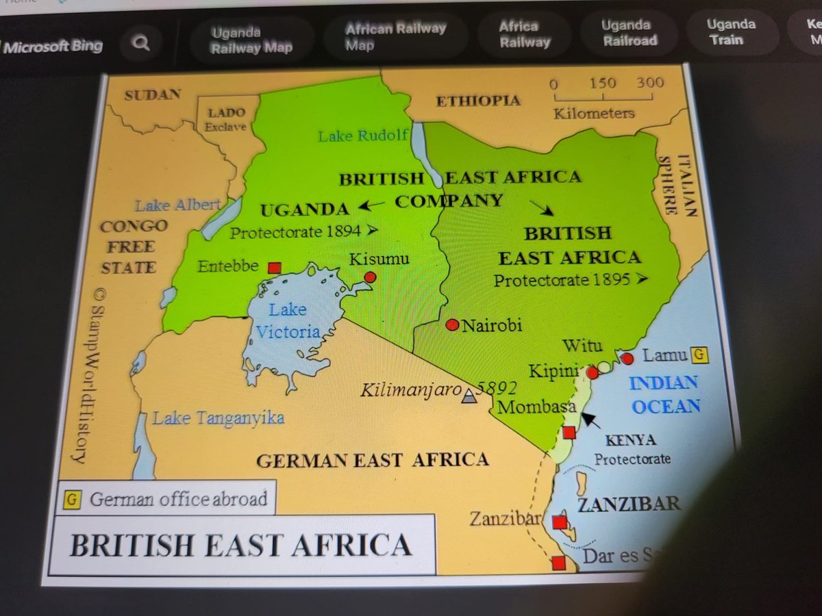 Came across the Map of British East Africa which shows that Lado Enclave (The present day Westnile) was a sovereign state along with others like Sudan, Congo, Ethiopia Etc….No wonder we are always forgotten (left in darkness without the Grid etc)🤣 This part of our history has
