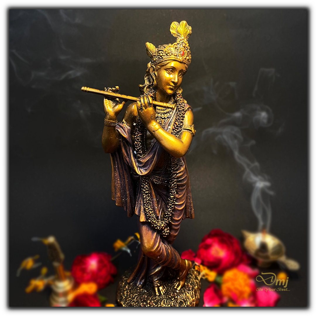 diwamhandicraft's tweet image. Product Name: RESIN BRASS FINISH KRISHNA STATUE

Product Description:
Celebrate divine love and wisdom with our exquisite Resin Brass Finish Krishna Statue. 

Product Code: DMJ-4211
Dimensions: 3inch x 3inch x 10inch

#DMJ #KrishnaStatue #DivineArt #SpiritualDecor #BrassFinish