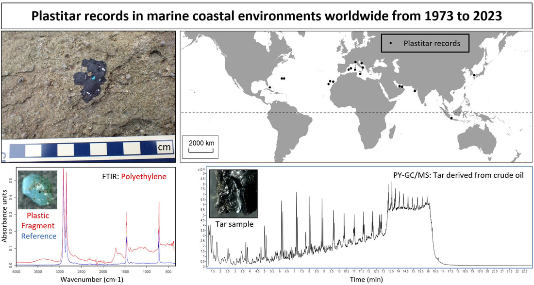 50 years of #plastitar: check out our most recent paper in which we show that #plastitar (plastic embedded in crude oil residues) has been found worldwide between 1973 and 2023, published open access in <a href="/FrontMarineSci/">Frontiers - Marine Science</a>: doi.org/10.3389/fmars.…

<a href="/JuliusEllrich/">Julius A. Ellrich</a> 
<a href="/AWI_Media/">AWI Media</a>