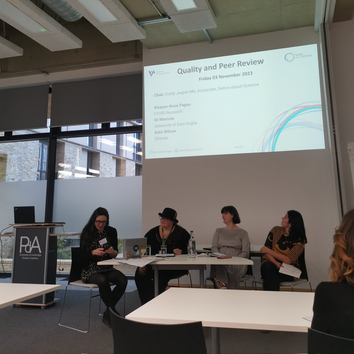 Really enjoyed the quality and peer review workshop run by <a href="/senseaboutsci/">Sense about Science</a>. Inspiring speakers and engaging activities. It was great to discuss pros/cons of different peer review methods, consider the future of peer review and hear about opportunities for early career researchers.