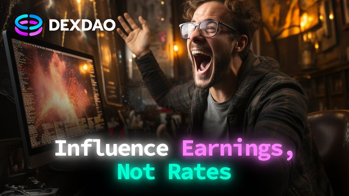 dexdaoapp's tweet photo. You can’t control the #APR rate of a specific token, but you can control the amount of money that you can make with DEXDAO. The more active traders #JoinDEXDAO via your invite code, the more #USDC you’ll receive weekly! https://t.co/wIcrhACBqr